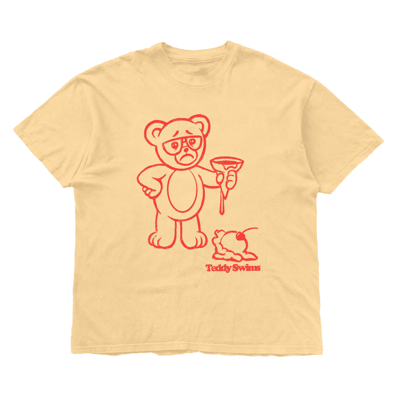 BearlyHangingOneTee SadTeddyIceCream