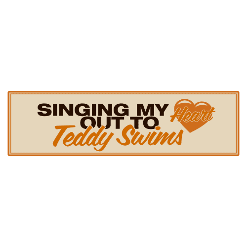 Singing My Heart Out Bumper Sticker